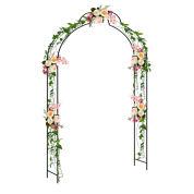 金属花园拱门宽59.1英寸户外家具装饰攀缘植物婚礼新娘派对
