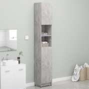 Bathroom Cabinet Concrete Gray Chipboard